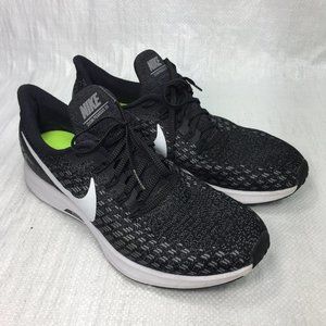 Nike Zoom Pegasus 35 Black Grey Running Sneakers